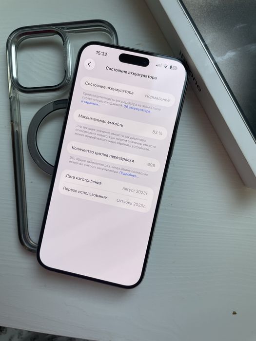 Iphone 15Pro Max 256гб 83%