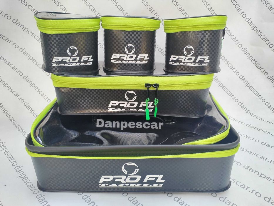 Set 5 Bacuri CUTII Nada PROFL EVA Multi Box Feeder Cu Capac 38x26x12cm