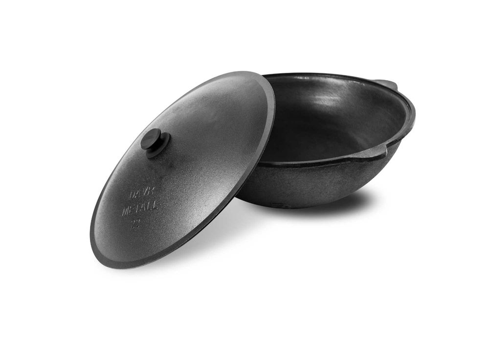 Чугунный казан от Davr Metall 22л/Choyan/Chugun qozon Davr Metall 22L