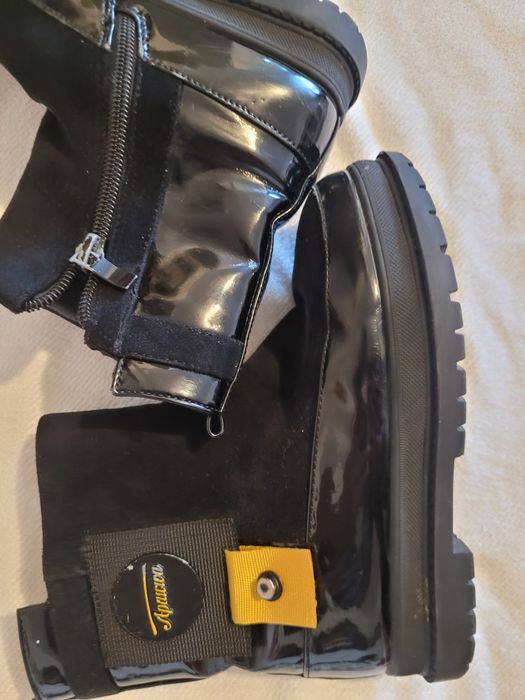 Cizme copii fetițe piele întoarsă 29