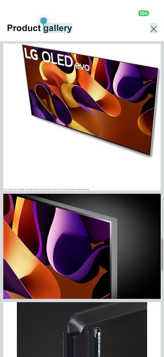 Televizor LG OLED evo OLED77G42LW, 195 cm 4K 144hz - 5 ani garanție