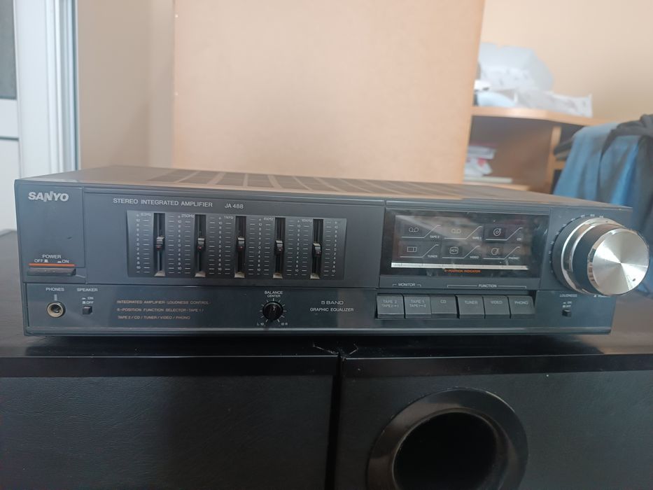 Субуфер с говорители Pioneer ts w308d и усилвател 4