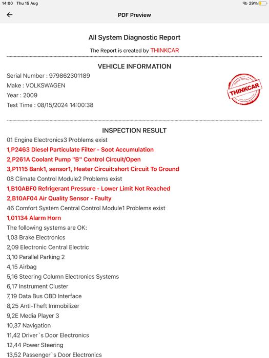 Servicii Diagnoza auto prefesionala multimarca gama LAUNCH