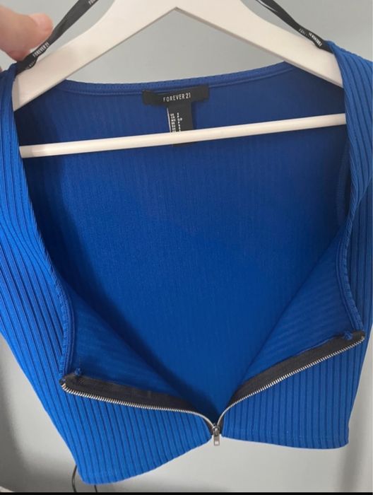 Top albastru  sexy