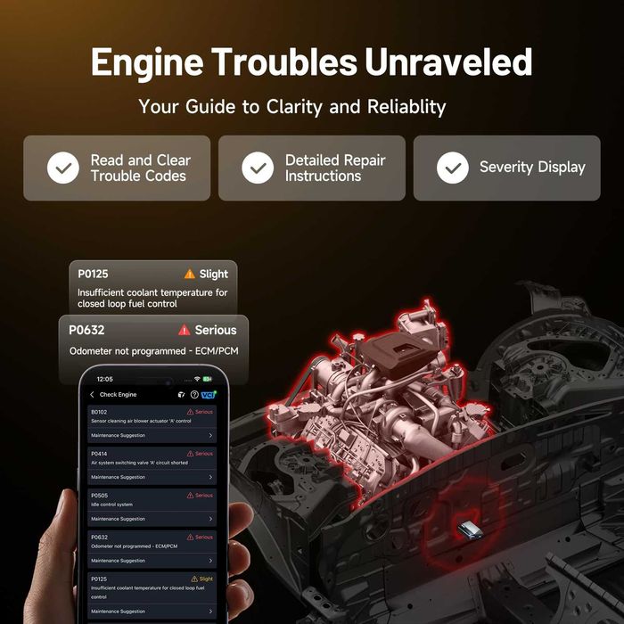 TOPDON CarPal OBD2 диагностика за кола