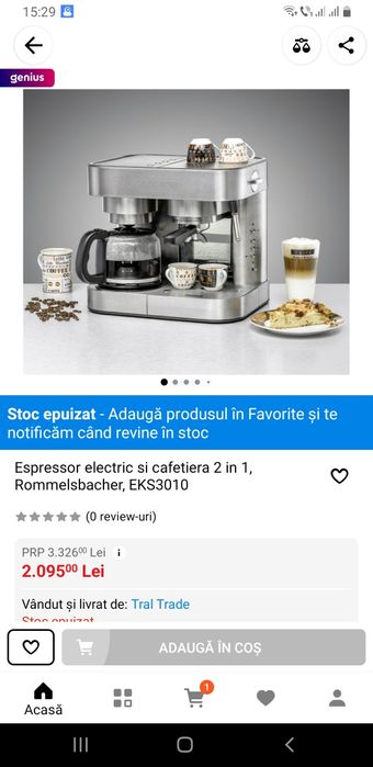 Espresso și cafetiera