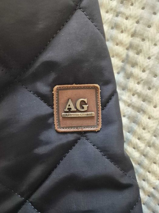 Стилно мъжко зимно яке Alberto Gianni със скрита качулка