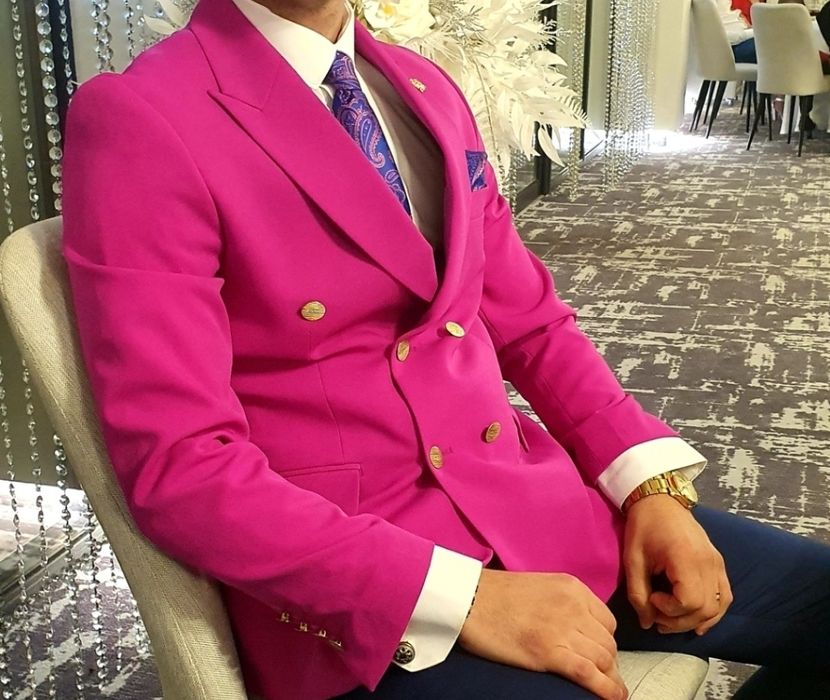 Vand sacouri elegante barbat roz si  verde marime S