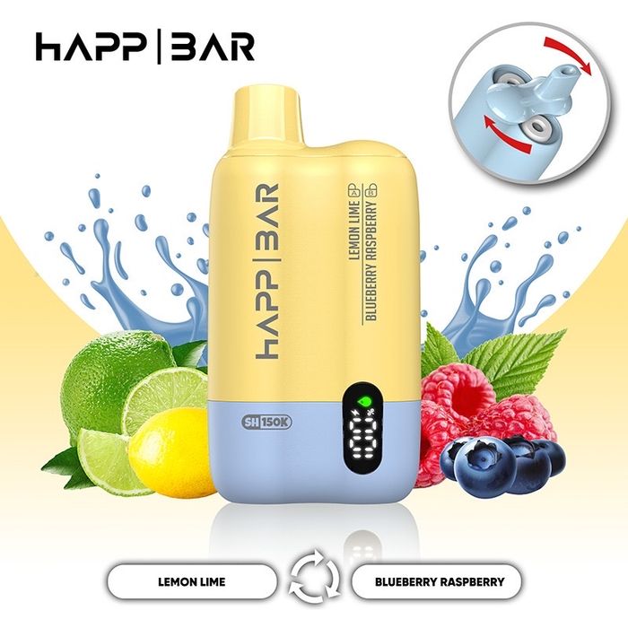 Vape Happ Bar 150k puffs, 2 arome interschimbabile