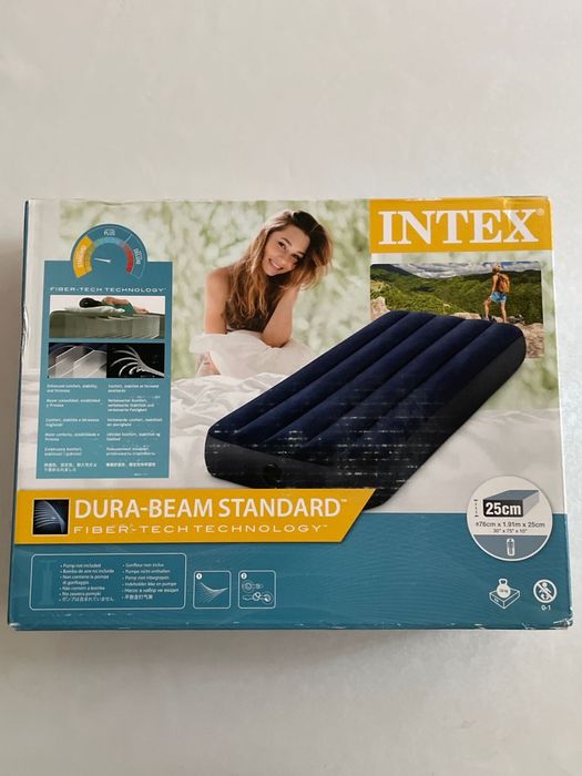 Новый надувной матрас Intex Dura-Beam (76х191х25 см)