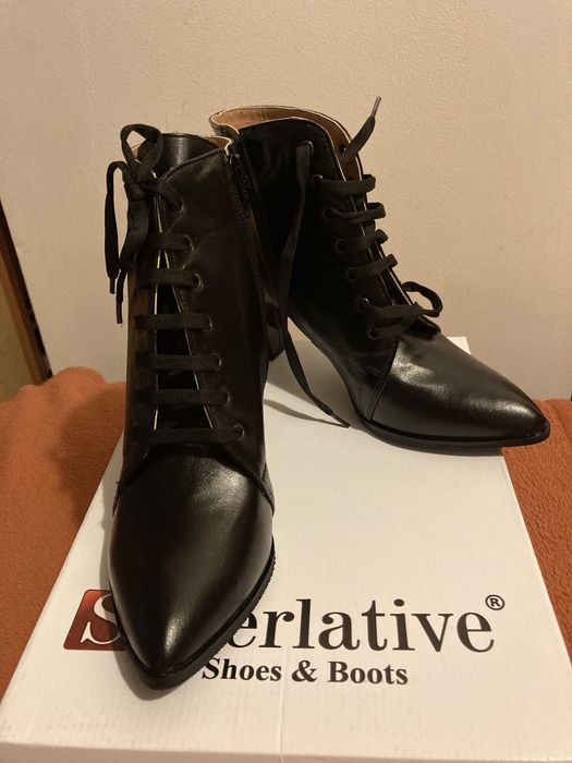 Botine dama piele Superlative