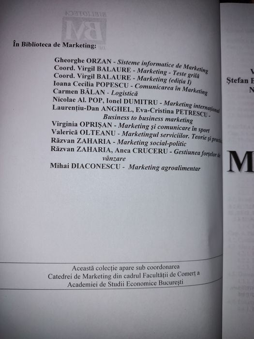 Marketing Ediția a2-a revăzuta și sdaugita