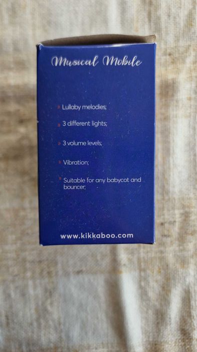 Музикална кутия играчка с вибрация и светлини KikkaBoo - Bear