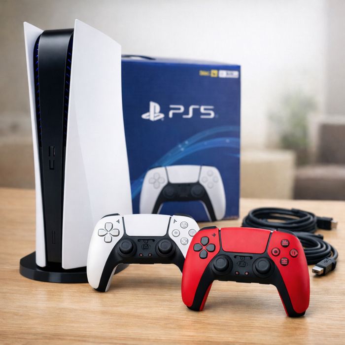 PlayStation 5 digital + 2 controllere