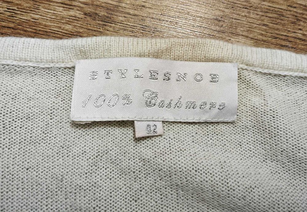 STYLESNOB 100% Кашмирен дамски пуловер размер 42