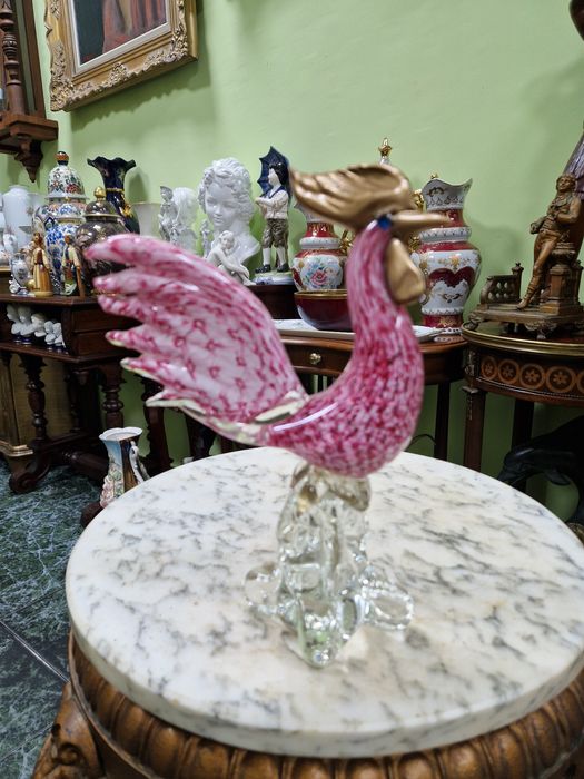 Прекрасна антикварна италианска фигура статуетка Murano