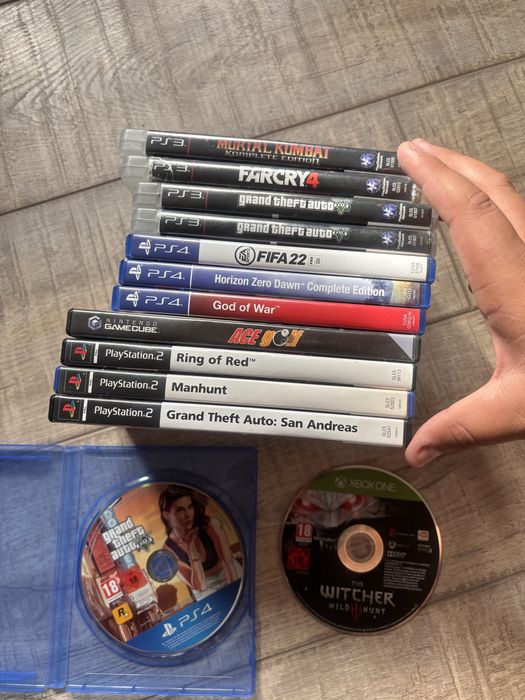 Lot/Bundle Jocuri Playstation 4 , Playstation 3 , PlayStation 2 , Nintendo Gamecube ,Xbox One