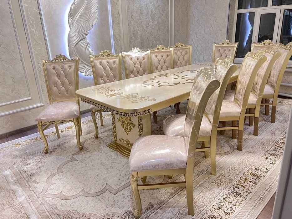 Stul-Stol Kamplekt Stulla-Yonğoqdan Xar Xillari Bor Keb kórsez Bôladi