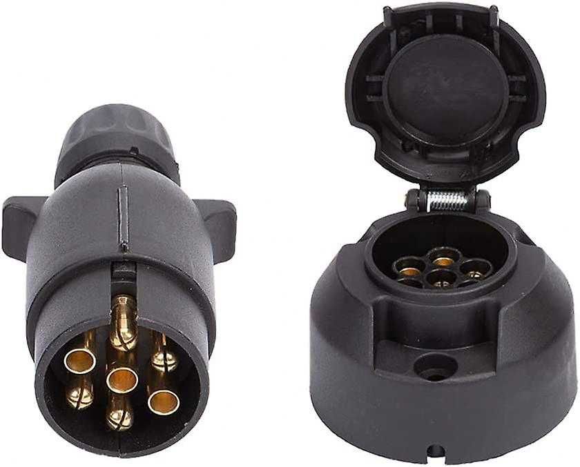 Комплект PVC Букса за ремарке, щепсел и гнездо PVC