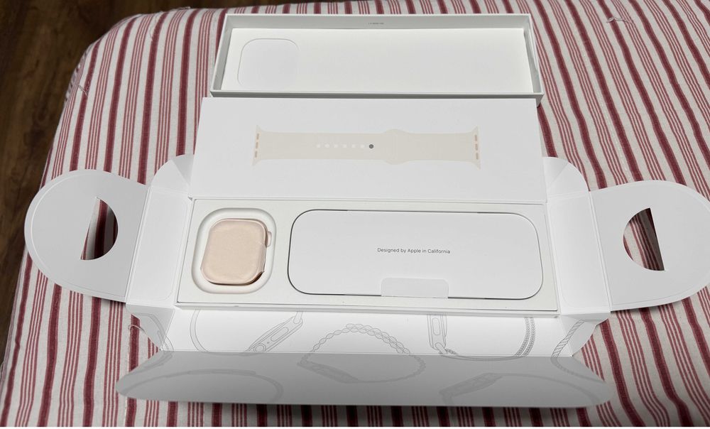 cutie apple watch 11 rose gold 42 mm apple watch cutie cu accesorii