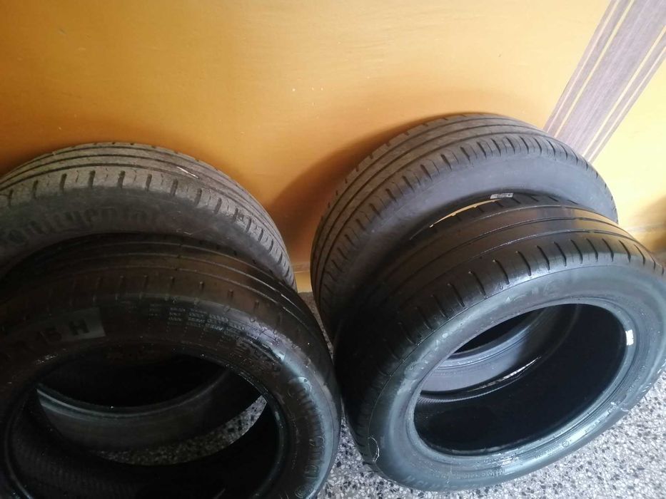 4 бр. гуми за кола 15 цола + 3 бр. гуми с джанти 15 цола