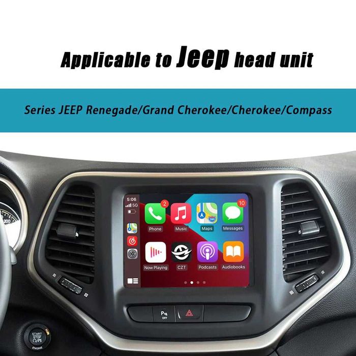 CarPlay / Android Auto модул за Jeep Cherokee, Grand Cherokee, Compass