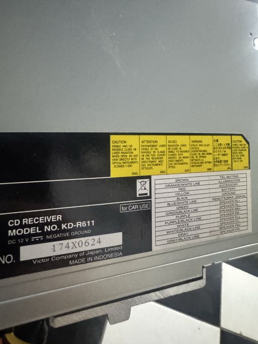 Магнитолла JVC  K D R 611