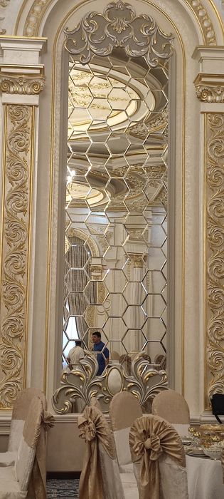 Zerkalo rombik mozaika, Зеркало ромбик мозаика