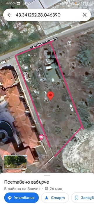 Продава се Парцел в с. Кранево, Област Добрич - 3900 кв.м за 29 €/кв.м - Снимка #1