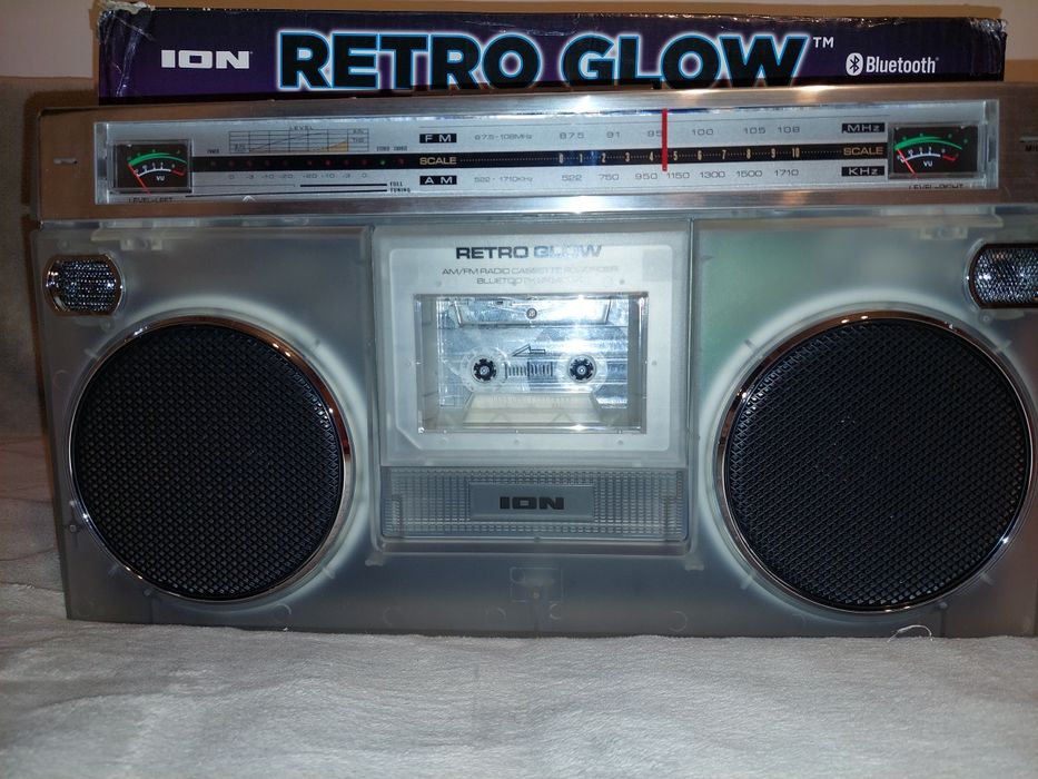 Radio casetofon stereo cu bluetooth Ion Retro Glow US