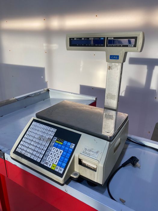 Весы с штрих кодом cas