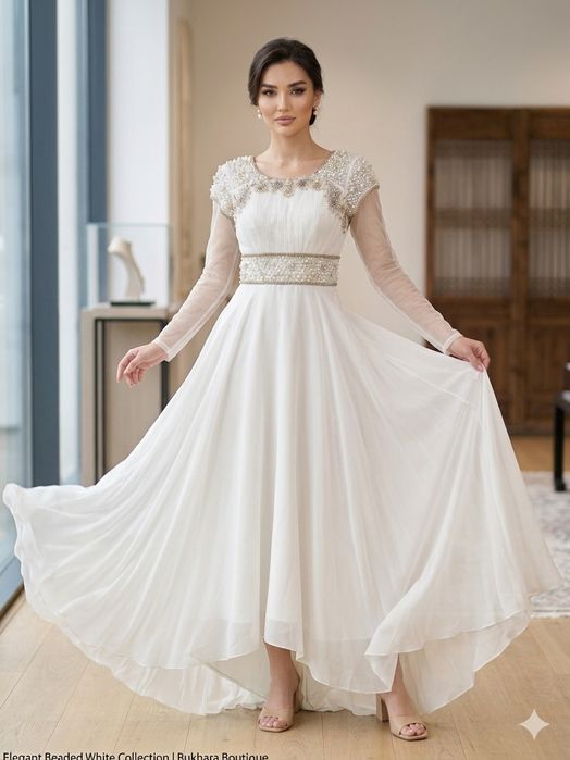 Продается нежное вечернее платье в цвете айвори (кремовый).