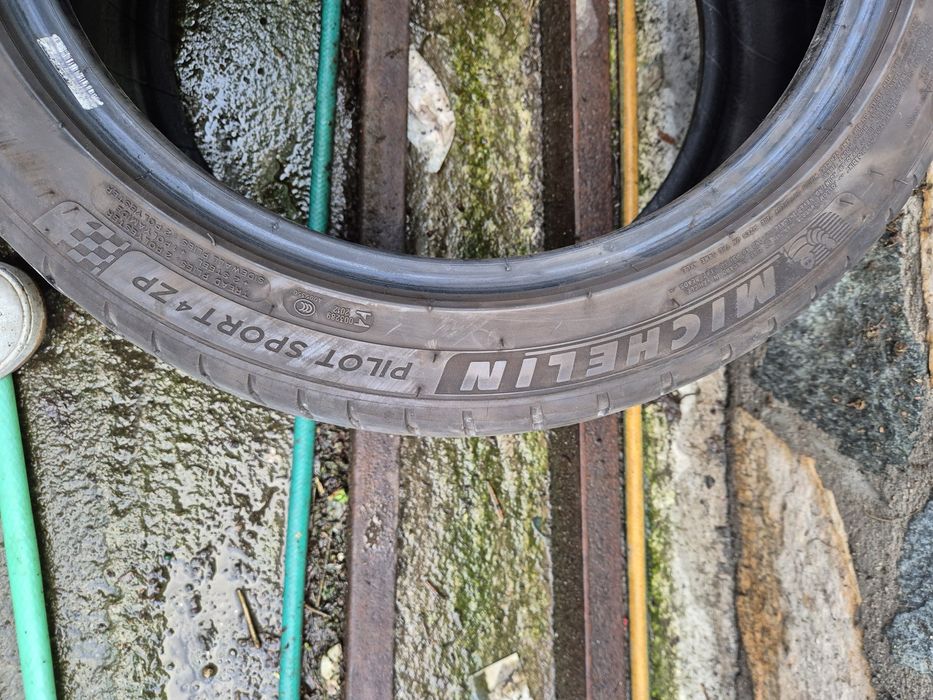 2бр летни гуми мишелин пилот спорт/ 225-45-17/ 2020г/ 4.3мм грайфер/