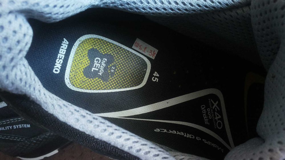 ARBESKO Leather Work Safetu Shoes размер EUR 45 работни обувки WS1-37