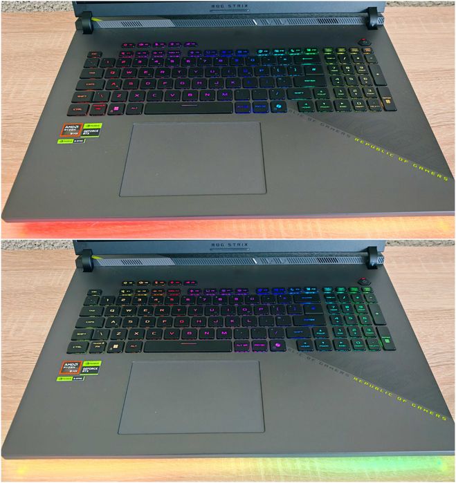 ASUS ROG Strix G18/AMD Ryzen 9 9955HX/NVidia RTX 5070 8GB/16GB RAM/1TB SSD NVME/18' 2560x1600 (WQXGA), 240Hz IPS матов геймърски лаптоп КАТО НОВ