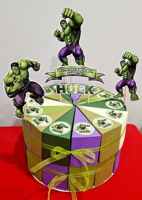 Картонена Торта " Татти и Мисифу "за Детски Рожден Ден