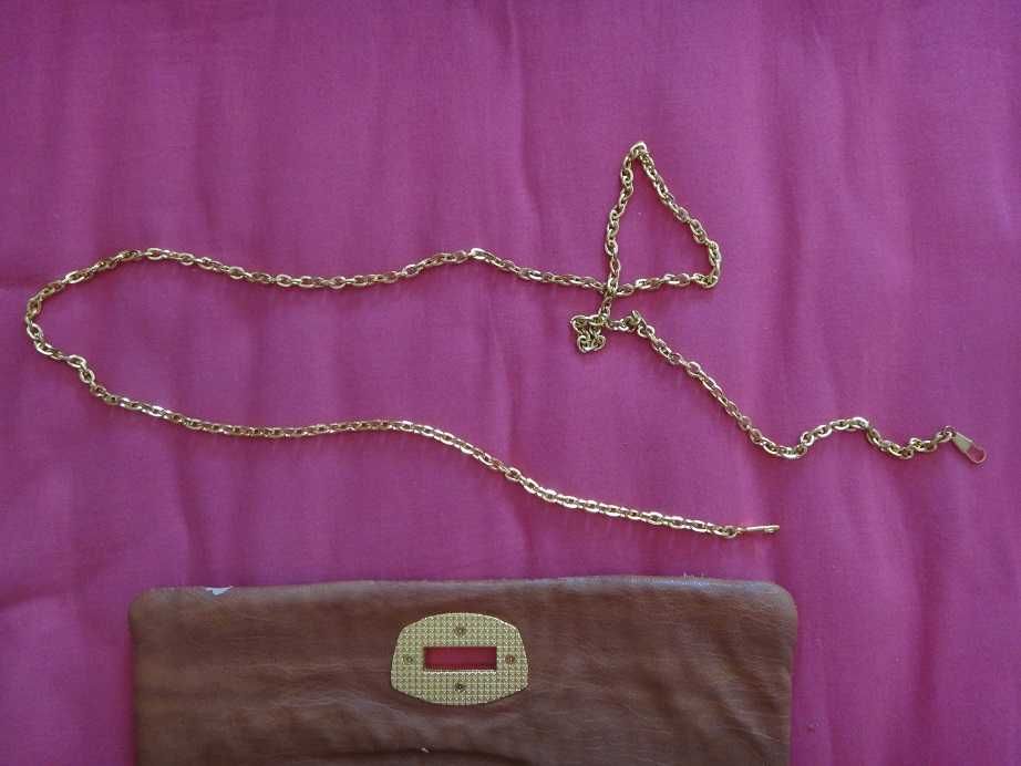 Нова дълга златиста верижка/дръжка за чанта или друг аксесоар