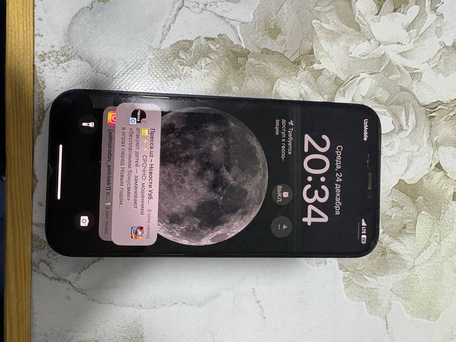 iPhone 12 holati yaxshi 128