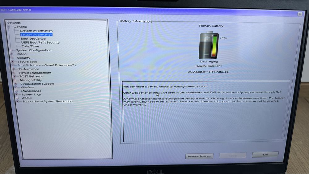 Dell Latitude 5310 13.3” Touch Intel i5-10310u 16GB RAM 256GB SSD 4G