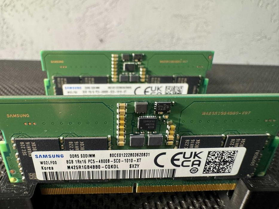 DDR5 Kit 16GB 2x8GB 4800Mhz Samsung SK Hynix Micron Memorie RAM Laptop SODIMM
