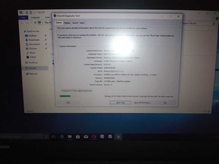 Laptop Lenovo T440S, I5, bateria pana la 10 ore