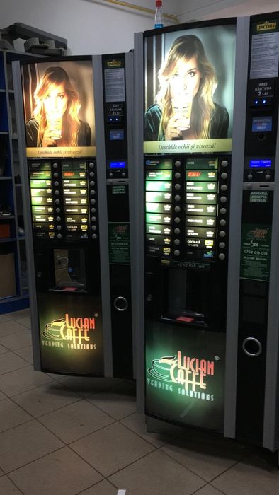 Inchiriez automate cafea si vitrine snak sucuri Tecuci si imprejurimi
