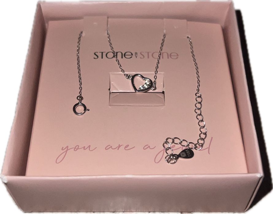 Brățară fină din argint S925 – inimă cu zirconii