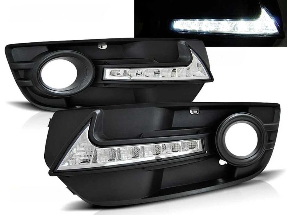 Халогени Ауди Q5 8R LED 08-12г Audi LED Нови Тунинг ЛЕД 8Р