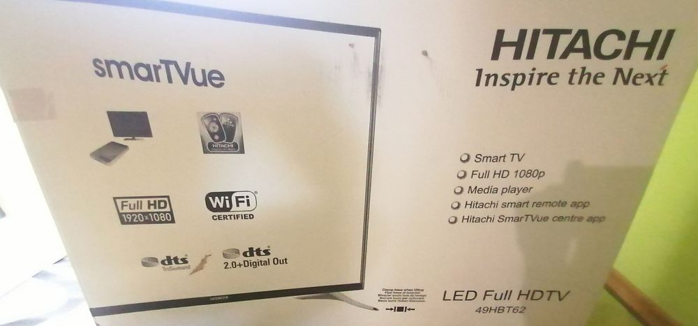 Смарт телевизор hitachi 49 inc