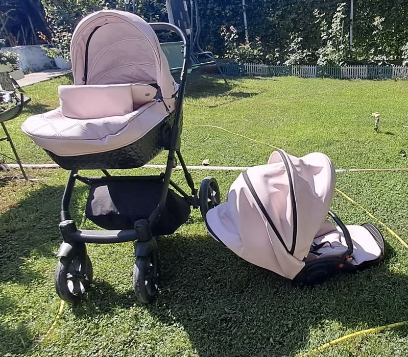 Vand carucior 3 in 1 joyz pink Krausman