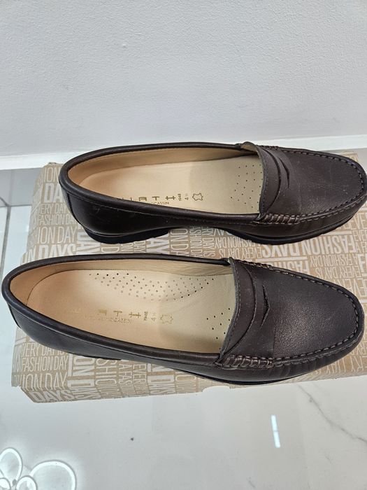 Pantofi Mocasini damă piele naturală NOI 80% REDUCERE 37