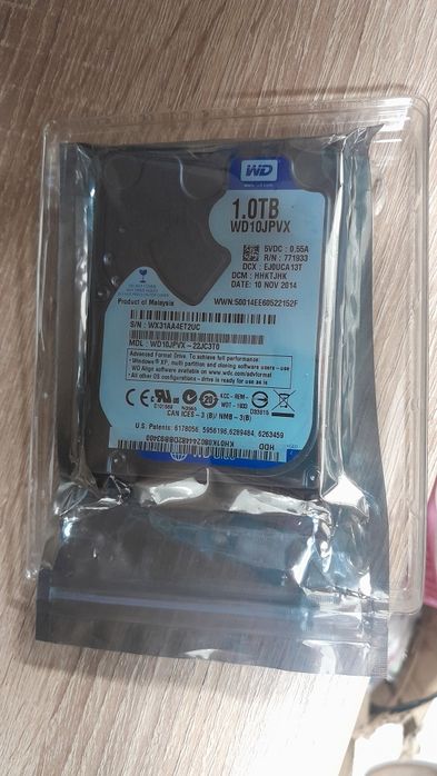 Жёсткий диск wd 1ТБ 1tb sata