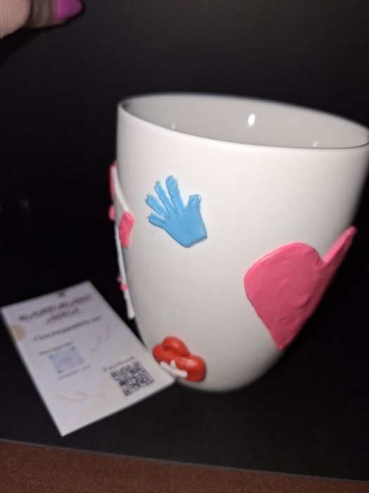 Чаша с полимерна глина