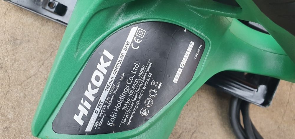 Circular hikoki. Hitachi. 1710 W.